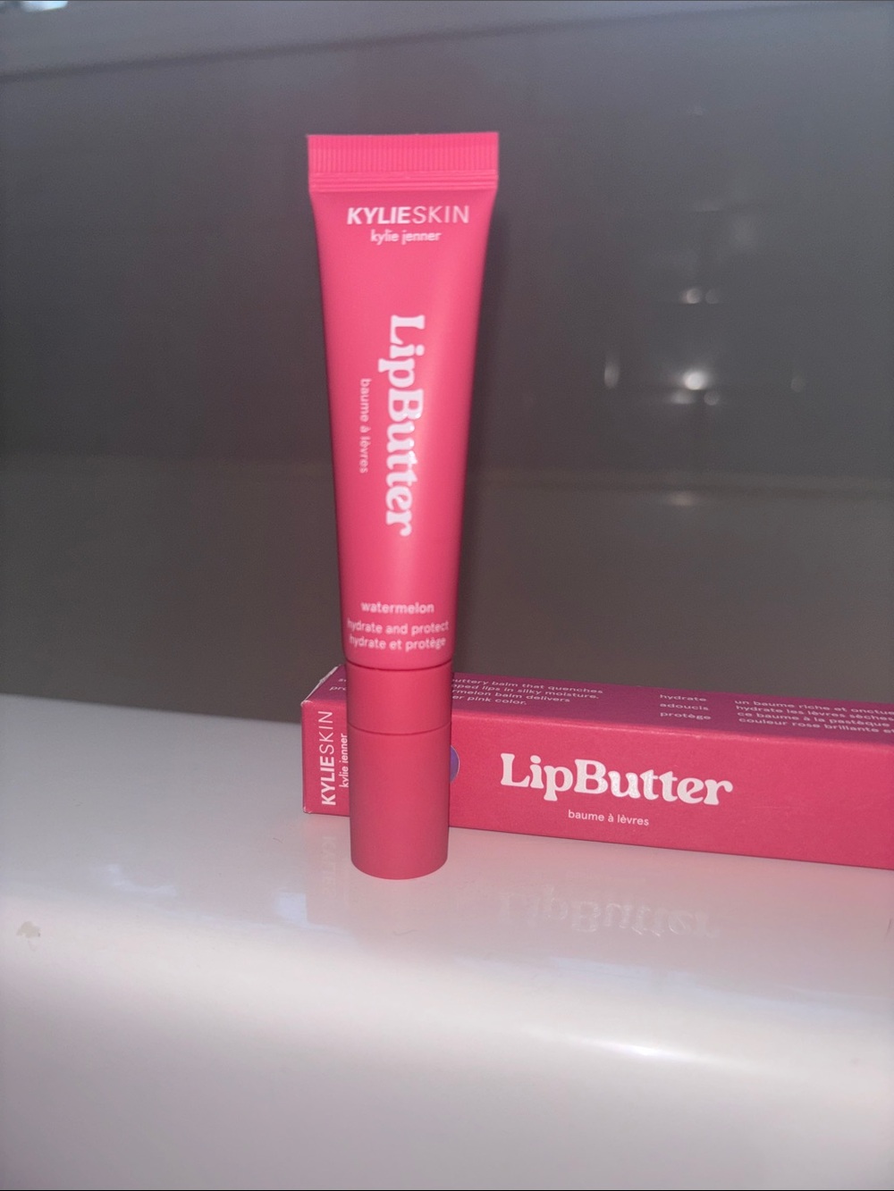 LipButter Hydrating Lip Balm - Watermelon Pink